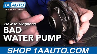 How to Diagnose a Bad Water Pump [upl. by Philcox]