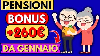 ✅ PENSIONI 👉DA GENNAIO NUOVO quotBONUSquot FINO A 260€ IN PIÙ❗👉GUIDA ALLE NUOVE ALIQUOTE IRPEF➕INCREMENTI❗ [upl. by Hammond979]