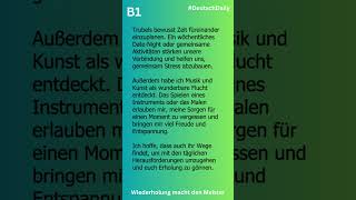 B1 Deutsch Prüfung schreiben Stressbewältigung im Alltag – Strategien und persönliche Erfahrungen [upl. by Gabler540]