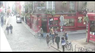 DUBLIN THE TEMPLE BAR LIVE CAM [upl. by Anaytat415]