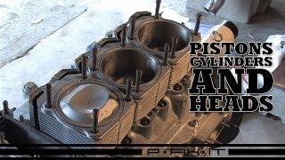 How to install Pistons Cylinders amp Heads on a Porsche 964 [upl. by Ybanrab]