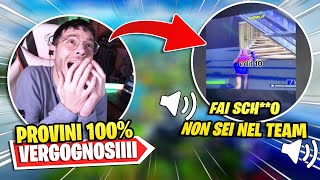 I PEGGIORI PLAYER FANNO PROVINI Smi Reagisce ai Provini fortnite fortniteita smiii [upl. by Arocal186]