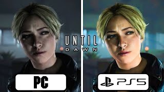 Until Dawn Remake PS5 vs PC Graphics Comparison [upl. by Bartosch86]