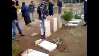 Libya Cementary of british war victims destroyed by Muslim Mob [upl. by Hsaniva]