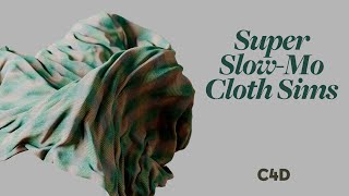 Cinema 4D Tutorial  Super SlowMo Cloth [upl. by Amie]