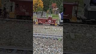 Kittitas County Railroad History Assoc train at Skykomish WA [upl. by Icnan]