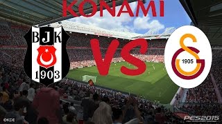 Pes 2015 PC  Beşiktaş vs Galatasaray  Original Update [upl. by Relyhcs]