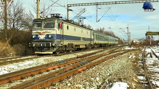 Trenuri amp Trafic Feroviar🚊🚂🚊🚅🚊 Trains amp Rail Traffic in Gara Cluj Napoca Est Station 11 January 2022 [upl. by Bundy388]