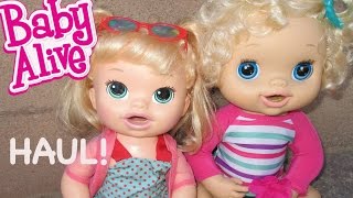 BABY ALIVE Walmart Haul Surprise  New Swim Suits From My Life As [upl. by Junius]