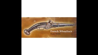 LindbergPyro French Wheellock Pistol 11 model kit [upl. by Harikahs113]