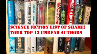 Your Science Fiction Authors Top 12 List of Shame sciencefictionbooks sf sciencefiction [upl. by Schofield]