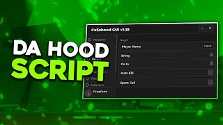 NEW Da Hood Script  BEST Aim Lock Auto Kill Arrest All Troll Script amp More [upl. by Kilby]