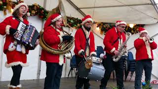 Grassington Dickensian Festival and Christmas Market 2017 4k Lumix TZ100 Ski Band [upl. by Henriques424]