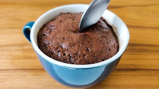 Chocolate Mug Cake in 1 Minute [upl. by Eihs276]