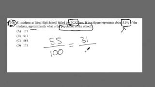 FTCE MATH WORKSHOP Sept 27th amp 28th 2014  Proportions 2  108 GKT Math GOHmathcom [upl. by Fabrice]