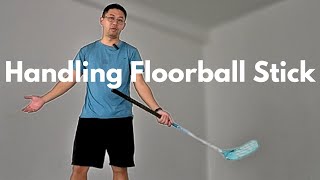 How to HANDLE  HOLD Floorball stick [upl. by Ariaj]