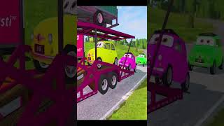 Cars vs Speed Bumps  Train vs Cars  Truck vs Cars  BeamNg Drive 667 beamngdrive beamng [upl. by Anevad209]