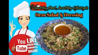 Orzo salad  Healthy recipe  Healthy foods amp Lifestyle [upl. by Leclair]