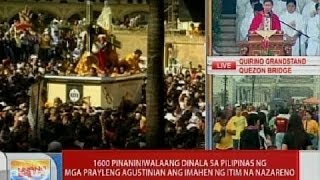 UB Pista ng Itim na Nazareno ipinagdiriwang ngayong araw [upl. by Blondy]