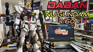 DABAN NU Gundam 160 Metal Structure Model KIT Full Speed Build [upl. by Milburn71]