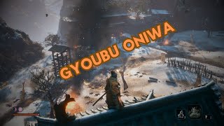 Gyoubu Oniwa sekiro  How to defeat Gyoubu Oniwa  sekiro shadows die twice  easy guide [upl. by Azmah]