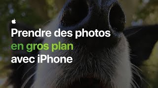 Prendre des photos en gros plan avec iPhone — Apple [upl. by Biddle264]