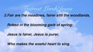 Fairest Lord Jesus Baptist Hymnal 176 [upl. by Dedie383]