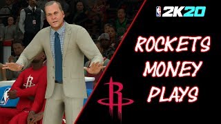 5 Rockets Money Plays In NBA 2K20  Open 3s PnR amp Iso  Playbook Tutorial [upl. by Asirb672]