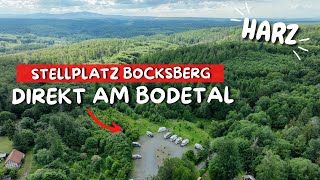 Camping im HARZ ✨Stellplatz Bocksberg Friedrichsbrunn bei Thale am Bodetal [upl. by Haisa]