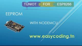 NodeMcu ESP8266 Tutorial A12 EEPROM [upl. by Reynold289]