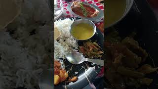 Nepali fish thali [upl. by Gatias]