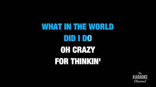 Crazy in the Style of quotPatsy Clinequot karaoke video with lyrics no lead vocal [upl. by Borras]