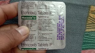 nucoxia 60 tablet uses side effects mrp क़मर दर्दघुटनों के दर्द जोड़ो के दर्द में उपयोग। [upl. by Nebeur]