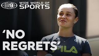 Ash Barty speaks out on shock retirement decision  Wide World of Sports [upl. by Etak308]