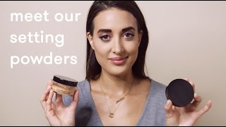 How To Apply Setting Powder  Loose Setting Powder Makeup Tutorial  Dermablend Professional [upl. by Marduk]