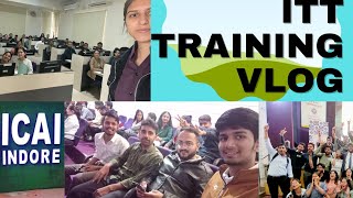 ICAI itt training vlog  A typical day in my life [upl. by Naujed579]