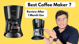 Philips Coffee Maker Review after 1 Month of Use  PHILIPS Drip Coffee Maker HD743120 [upl. by Revart]