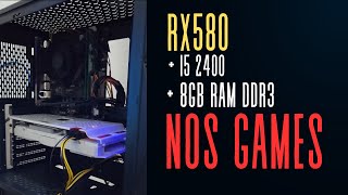 RX580 com i5 2400  Testes em Games [upl. by Bassett]