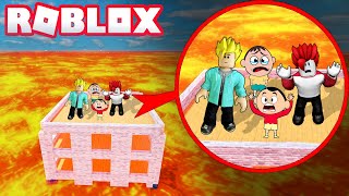 SURVIVE THE LAVA 🔥🔥Challenge In Roblox  Khaleel and Motu Gameplay [upl. by Aniroc256]