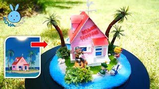 Transform Cartoon to Diorama DIY Popsicle stick Kame House Dragonball Z  NOVA Craft [upl. by Caputto967]