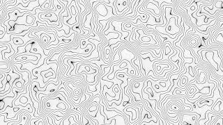 1 Hour of White Abstract Height Map Pattern Loop Animation  QuietQuests [upl. by Durgy]