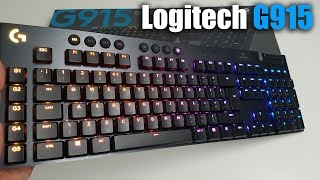 Logitech G915 Lightspeed Wireless Gaming Keyboard Unboxing and Setup [upl. by Dacy]