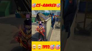 CSRANKED🤯😵🎯🎯clutch1vs2freefire freefireshorts trending trendingshorts viral gamers [upl. by Thisbee]