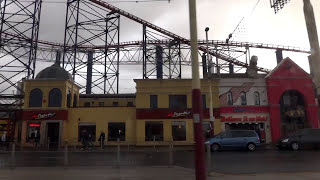 Tram Ride from Blackpool Pleasure Beach to Fleetwood Ferry [upl. by Ettelliw]