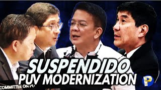 PUV Modernization sinuspinde ng Senado Ortega at Guadis walang nagawa [upl. by Behka]