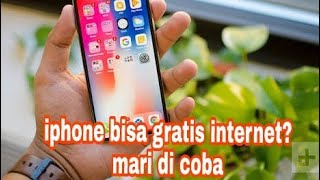 Cara internet gratis di iphone selamanya [upl. by Nahtanohj]