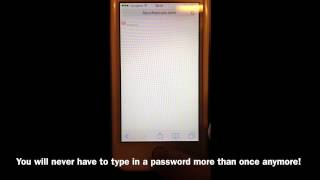 iTouchSecure  iPhone Touch ID password autofill everywhere soon at Cydia Store [upl. by Eugen485]