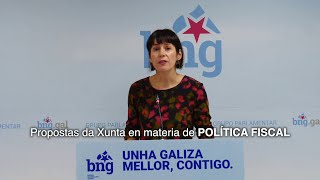 Ana Pontón «A política fiscal dos orzamentos do PP Baixarlle os impostos a quen máis ten» [upl. by Kovacev]