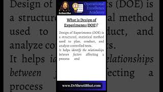 What is Design of Experiments  Design of Experiments explained  What is DOE [upl. by Matelda]