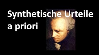 2b  2 Teil Erkenntnistheorie 2020  Immanuel Kant  Synthetische Urteile a priori [upl. by Schweitzer]